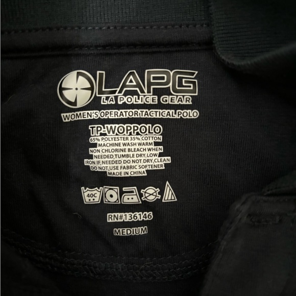 LAPG Navy Blue Female Tactical Polo Size Medium - Picture 3 of 3